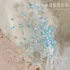 Zirconia Azul Claro Transparente como el Hielo para Decoración de Uñas Sueltas, Diamantes Azules de Uñas de Moda, Diamantes Transparentes para Uñas Forma de Gota Marquise