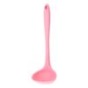 Venta al por mayor de fábrica Cuchara para sopa pequeña de silicona translúcida Elección multicolor Cuchara para sopa para el hogar Cuchara para sopa de silicona Utensilios de cocina