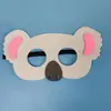 Máscaras de Tela No Tejida de Fieltro para Jardín de Infancia Transfronterizo Estilo Animal Creativo Máscaras Oculares Decorativas Navideñas y de Halloween para Niños