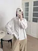 Moda Otoño 2026: Bordado de Caricatura Artística Cardigan Holgado para Mujer Camisa de Manga Larga Top Tendencia al por Mayor