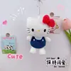 Colgante de Gato Kate Corazón Femenino Muñeco Creativo Relleno de Gato Kate Muñeca Muñeca Llavero de Gato Kt con Aroma Colgante Colgante