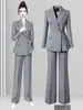 Traje de Otoño para Mujer Traje de Moda Elegante de Alta Gama Ropa de Trabajo para Gerente Ol Ropa de Trabajo Formal Profesional