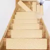 Alfombrillas para Escaleras y Peldaños Amazon Transfronterizas, Alfombrillas de Piso Antideslizantes Repetibles Adhesivas sin Pegamento en Relieve