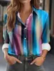 2025 Amazon Moda Camisas Europeias e Americanas Primavera e Outono Transfronteiriço Solto Estampado Digital Xadrez Cardigan Camisas Femininas