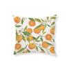 Funda de almohada de felpa con elemento de limón transfronterizo estilo ins diseño fresco Cubierta trasera para almohada sofá coche