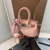 Comercio Exterior Corea del Sur Nicho Portátil Bolso Kelly Mujer 2025 Nueva Moda Bolso Platino Combinable Hombro Cruzado