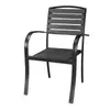Silla de Malla para Exteriores Impermeable Protector Solar Silla de Mimbre con Rocío Balcón Cafetería al Aire Libre Tienda de Té con Leche Mesa y Silla