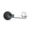 Juego de cucharas medidoras de plástico con mango de acero inoxidable, taza medidora, cuchara medidora, juego de 8 piezas con escala, cuchara medidora, juego de cucharas medidoras, herramienta para hornear