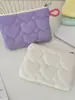 410121 Bolsa Sanitária Acolchoada Cor Doce Bolsa de Armazenamento Mini Portátil Absorvente Moedeiro