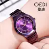 Relógio Feminino GEDI Calendário, Simples à Prova d'Água com Pulseira de Aço, Popular no Douyin