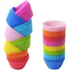 Capacillos para Muffins, Capacillos Redondos para Pastel, Moldes de Silicona, Moldes de Silicona para Pudín, Moldes para Pastel, Moldes para Tartaletas de Huevo 5g