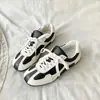 Zapatos casuales planos Agan para mujer, zapatillas suaves de nuevo estilo con cordones, diseño moderno de bloques de color, moda 2026 para primavera y otoño, adecuados para estudiantes