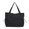 Bolsa de Lona de Grande Capacidade para Venda por Atacado Transfronteiriça Nova Bolsa Transversal Simples Versátil Feminina Casual para a Aula Bolsa de Ombro Único