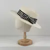Novo Chapéu de Palha Fashion Estilo Britânico, Chapéu de Palha para Férias ao Ar Livre na Praia, Chapéu de Sol Retrô Francês, Chapéu de Proteção Solar