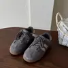 Zapatos de Piel Genuina, Modelo Nuevo, Lindos Tenis para Niños, Zapatos Deportivos Casuales Alemanes para Hombre, Casual de Cuero Gamuzado Suave, Tendencia Primavera 2025