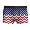 Calzoncillos bóxer de seda de leche con cintura media y elásticos para hombre, con estampado del Día de la Independencia de Amazon, transfronterizos