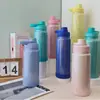 Taza Termo Deportiva de Gran Capacidad y Múltiples Especificaciones, Vaso Recto Portátil para Uso en Oficina y Coche, Admite Personalización