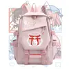 Mochila de mercadoria de anime do Projeto Touhou com Qilunuo, Hori e Reimu, mochila de grande capacidade para estudantes masculinos e femininos