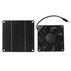 Ventilador Solar Transfronterizo Ventilador Solar Panel Solar para Jaula de Mascota Pollo