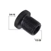 Peças de Modificação de Carro 1/2-28 para 13/16-16 Ferro Filtro de Combustível Elemento de Filtro de Óleo Conector de Rosca Interna e Externa