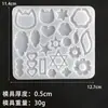 DIY Cola de Cristal Bolsa de Expressão Pingente Molde de Silicone Rosto Sorridente de Halloween Instrumento Musical Brincos Pingente Molde para Pendurar