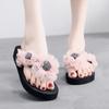 Chanclas de Mujer de Suela Gruesa Moda de Verano Zapatillas de Tacón Alto Antideslizantes Chanclas Zapatillas de Playa Sandalias de Cuña para la Orilla del Mar