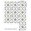 Pegatinas de Azulejos Estilo Bohemio Marroquí Vintage Cocina Baño Pegatinas de Pared Removibles Decoraciones de Pared para el Hogar