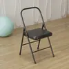Silla de Yoga Gruesa al por Mayor, Silla de Yoga Auxiliar Iyengar, Silla de Yoga con Superficie de PU, Silla Auxiliar, Silla Plegable