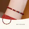 Wanxin Arenisca Noche Cinabrio Pulsera Tienda Insignia Turquesa Ojo de Tigre Pulsera de Nicho Cuentas