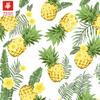 Tecido de algodão tengsi leve de verão estampado desenho de frutas roupa infantil terno calça anti-mosquito tecido para camisa em estoque atacado