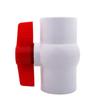Válvula de Bola de Enchufe de PVC Cuerpo Redondo Boca Redonda Octogonal Interruptor de Plástico Válvula de Doble Manija Accesorios para Tuberías de Suministro de Agua Conector Interno