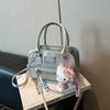 Bolsos 2025 Verano Nuevo Bolso de Hombro Bolso de Mano a la Moda Bolso Cuadrado Pequeño Coreano Moderno para Mujer Bolso Cruzado de Gama Alta