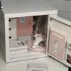 Gabinete de Contraseña Pequeño de Hierro Seguro para el Hogar Caja de Almacenamiento de Archivos con Cerradura de Escritorio Caja de Almacenamiento para Teléfono Móvil