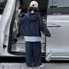 Conjunto de Primavera y Otoño 2026 para Niños y Niñas, Estilo Coreano Casual para Niñas Mayores, Conjunto de Pantalones Cargo de Algodón Bordados Deportivos