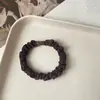 Goma para el pelo coreana suave, versátil, de alta elasticidad, respetuosa con el cabello, tipo intestino delgado, de satén, suave, banda de goma, goma para el pelo gruesa de alta gama