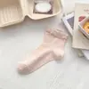 Calcetines de Algodón de Seda Natural para Mujer, Calcetines Cortos para Primavera y Verano, Delgados y Ultra Suaves, Sin Costuras, Color Sólido, Puño Suelto, Calcetines de Colores Caramelo para Mujer