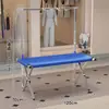 Puesto Callejero de Mercado Nocturno Estante Plegable Mesa de Puesto Portátil Multifuncional Perchero para Ropa Estante para Puestos Mesa para Eventos de Exposición
