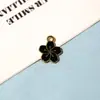 Accesorios para Joyería DIY Goteo de Aceite Animal Colgante Negro Llavero Colgante de Collar Accesorios Venta al por Mayor Estilo Dulce Fresco