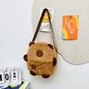 2025 Nuevo Peluche de Capibara Bolso de Hombro de Capibara Lindo Versátil Bolso Mao Mao Mao Dibujo Animado Estudiante Femenina Bolso Bandolera