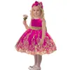 [Produtos Mais Vendidos da Amazon] Vestido Princesa Volumoso Vestido de Renda e Tule para Crianças e Bebês Vestido de Festival Fantasia de Performance