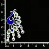 Accesorios de imán para refrigerador de la etnia Miao, piezas estilo chino de fénix y mariposa imitación plata, estilo étnico de plata Miao de nicho, pavo real, área escénica de Guizhou