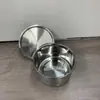 Tigela de Aço Inoxidável Grau Alimentício Tigela de Arroz Tigela para Cozinhar a Vapor com Tampa Tigela Especial para Pudim de Ovos Cozido a Vapor Tigela de Arroz Doméstica