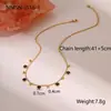 Collar de Acero Inoxidable con Borla de Circonita Popular Europeo y Americano Transfronterizo Chapado en Oro de 18K Lujo Accesible Joyería de Alta Gama Venta al por Mayor