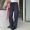 [Oferta Especial] Nueva colección de otoño: Pantalones casuales rectos para mujer, de cintura alta, amigables con la piel, versátiles, estilo japonés, largos y adelgazantes