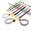 Accesorios para Colgante de Llavero de Anillo Semi-Terminado DIY Llavero Tejido a Mano con Nudo de Diamante Colgante para Llavero de Coche Bolsas Colgantes Accesorios Pequeños Colgantes