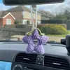 2026 Amazon Transfronterizo Nuevo Hecho a Mano Tejido Estrella y Luna Decoración Colgante para Espejo Retrovisor de Coche Adorno Colgante para Coche