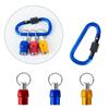 6 piezas color montañismo hebilla funda varilla dorado varilla de extensión de tres ranuras 1/4 "cabeza de lote cambio rápido funda hebilla de llave