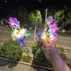 Nueva diadema luminosa de asta de alce, diadema intermitente, tocado de asta de hada de flores, fiesta de Navidad, mercado nocturno al por mayor
