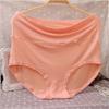 Ropa interior modal extragrande de color sólido para chicas gorditas Calzones de cintura alta para mujer Obesidad Talla grande para chicas gorditas