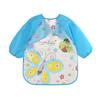 PEVA Bebé Estampado Anti-Vestido Monos de Dibujos Animados para Niños Ropa de Arroz de Manga Larga Lavable para Bebé Bolsillo Babero Ropa para Pintar